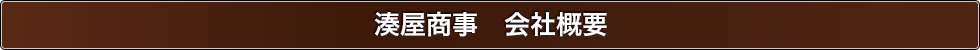 湊屋商事　会社概要